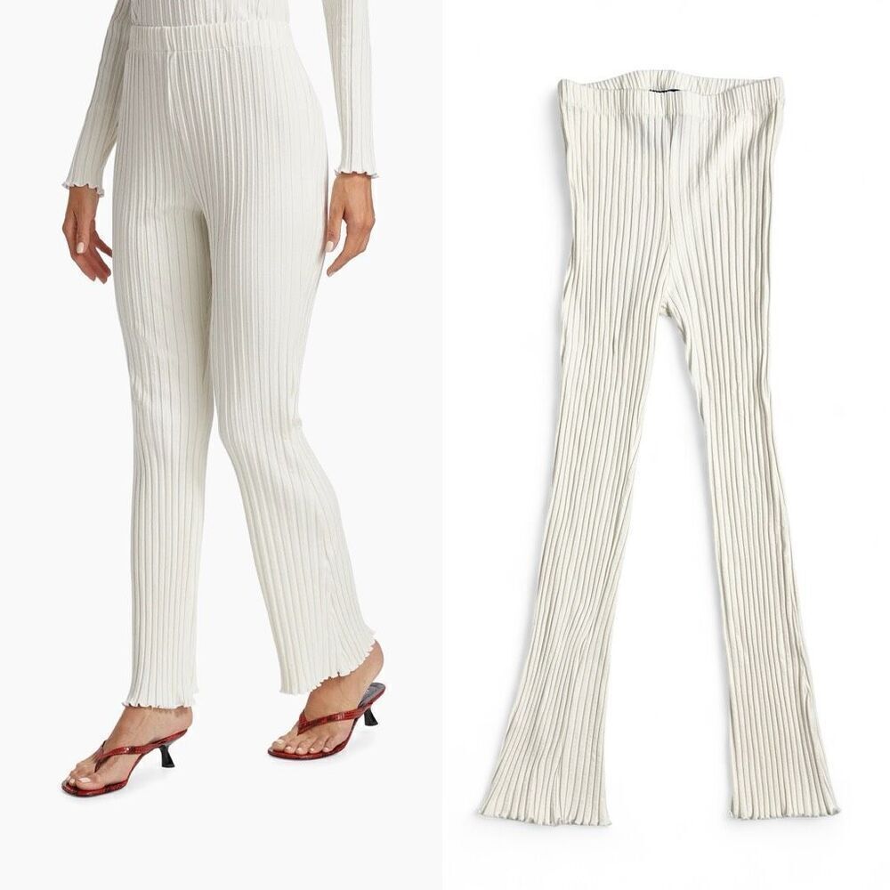 Simon Miller Off-White Rib Marek Lounge Pants